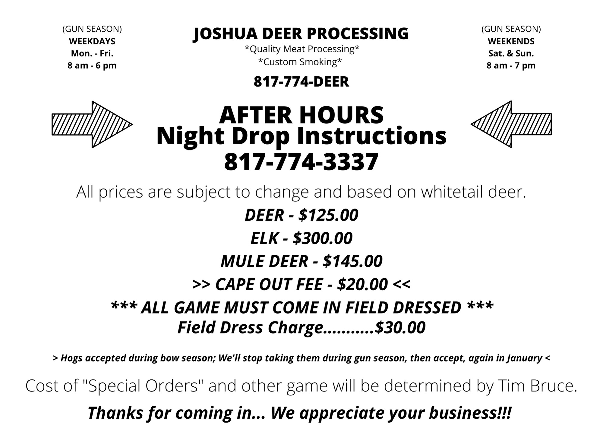 Joshua Deer 2023-2024 prices